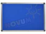 Tablica korkowa w aluminiowej ramie 100 x 200 cm - niebieska