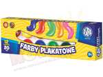 Farby Plakatowe 12 Kolorów - 20 ml