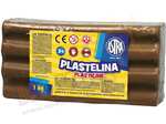 Plastelina 1 kg - brązowa