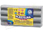 Plastelina 1 kg - popielata