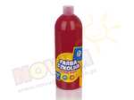 Farba plakatowa 1L - czerwona ciemna