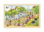 Zwierzątka z zoo - puzzle