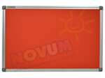 Tablica korkowa w aluminiowej ramie 100 x 150 cm - czerwona