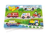 Puzzle z dźwiekiem Transport