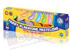 Farby plakatowe pastelowe Astra 12 kolorów - 20 ml