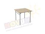 Stolik świetlicowy LS 71 cm aluminiowy