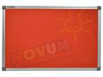 Tablica korkowa w aluminiowej ramie 100 x 200 cm - czerwona