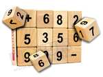 Klocki drewniane 1, 2, 3
