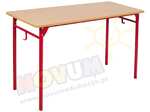 Stolik typu NN 59 cm - czerwony stelaż
