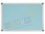 Tablica korkowa w aluminiowej ramie 100 x 200 cm - błękitna