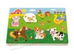 Puzzle z dźwiekiem Farma