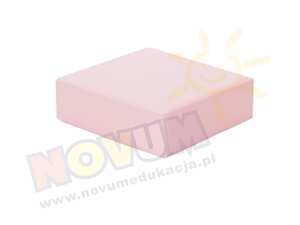 Pufka tęczowa jasnoróżowa