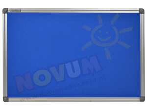 Tablica korkowa w aluminiowej ramie 100 x 200 cm - niebieska
