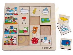Puzzle do sortowania Mój dom