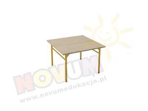 Stolik świetlicowy LS 64 cm żółty