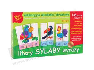 Litery sylaby wyrazy - nauka czytania