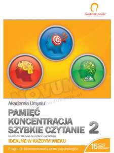 Akademia Umysłu - TRÓJPAK 2 (Pamięć 2-Koncentracja 2-szybkie Czytanie 2)