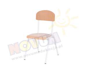 Krzesło NOVUM, wys. 35 cm z filcową zaślepką