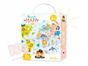 Puzzle dla maluchów Mapa - 20 elem.