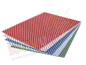 Karton w kropki dwustronny 25 x 35 cm