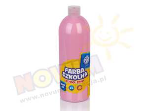 Farba plakatowa 1L - różowa jasna