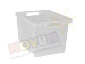 Pojemnik transparentny Euro Box biały