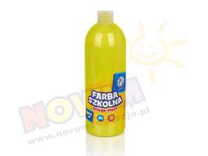 Farba plakatowa 1L - cytrynowa