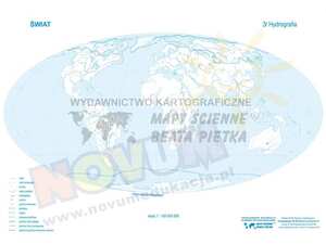 Mapa konturowa Świata - zestaw