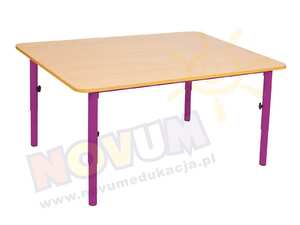Stolik przedszkolny reg. 40-59 blat bukowy