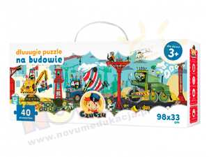 Duże puzzle dla maluchów Na budowie