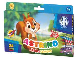Kredki Astrino - 24 kolory
