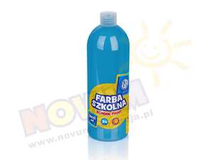 Farba plakatowa 1L - niebieska