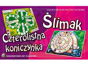 Ślimak - czterolistna koniczynka