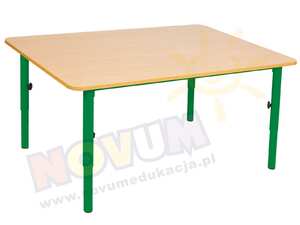 Stolik przedszkolny reg. 59-76 blat klonowy