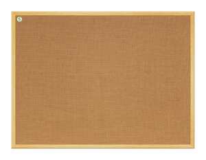 Tablica jutowa w ramie drewnianej wymiary 120x80
