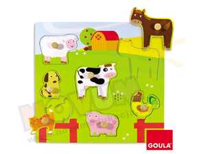 Puzzle z dźwiękiem Zwierzęta z farmy