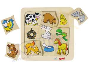 Czym żywią się zwierzęta? - puzzle