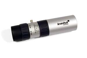 Monokular Levenhuk Wise 10-30x25, srebrny