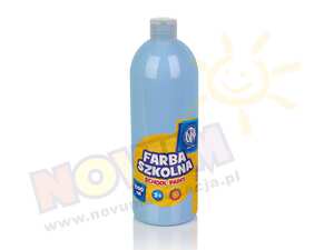 Farba plakatowa 1L - błękitna
