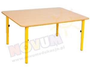 Stolik przedszkolny reg. 59-76 blat klonowy