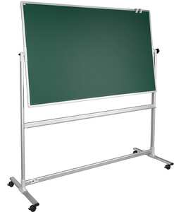 Tablica obrotowa kredowa magnetyczna w ramie UKF lakierowana wymiary 170x100