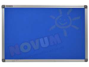 Tablica korkowa w aluminiowej ramie 60 x 90 cm - niebieska